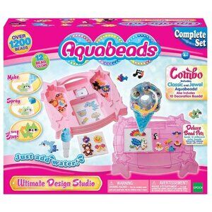 Aquabeads Ultimate Design Studio Playset Kids Beaded Crafts NEW